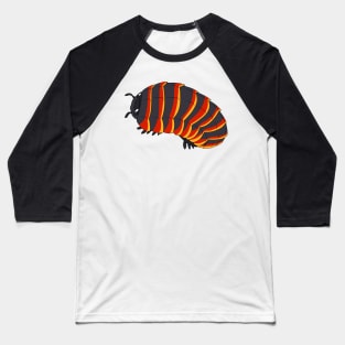 Red Ember Bee Isopod Baseball T-Shirt